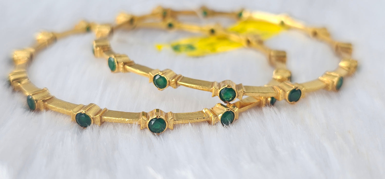 92.50 Gold Plated Silver Bangle 122