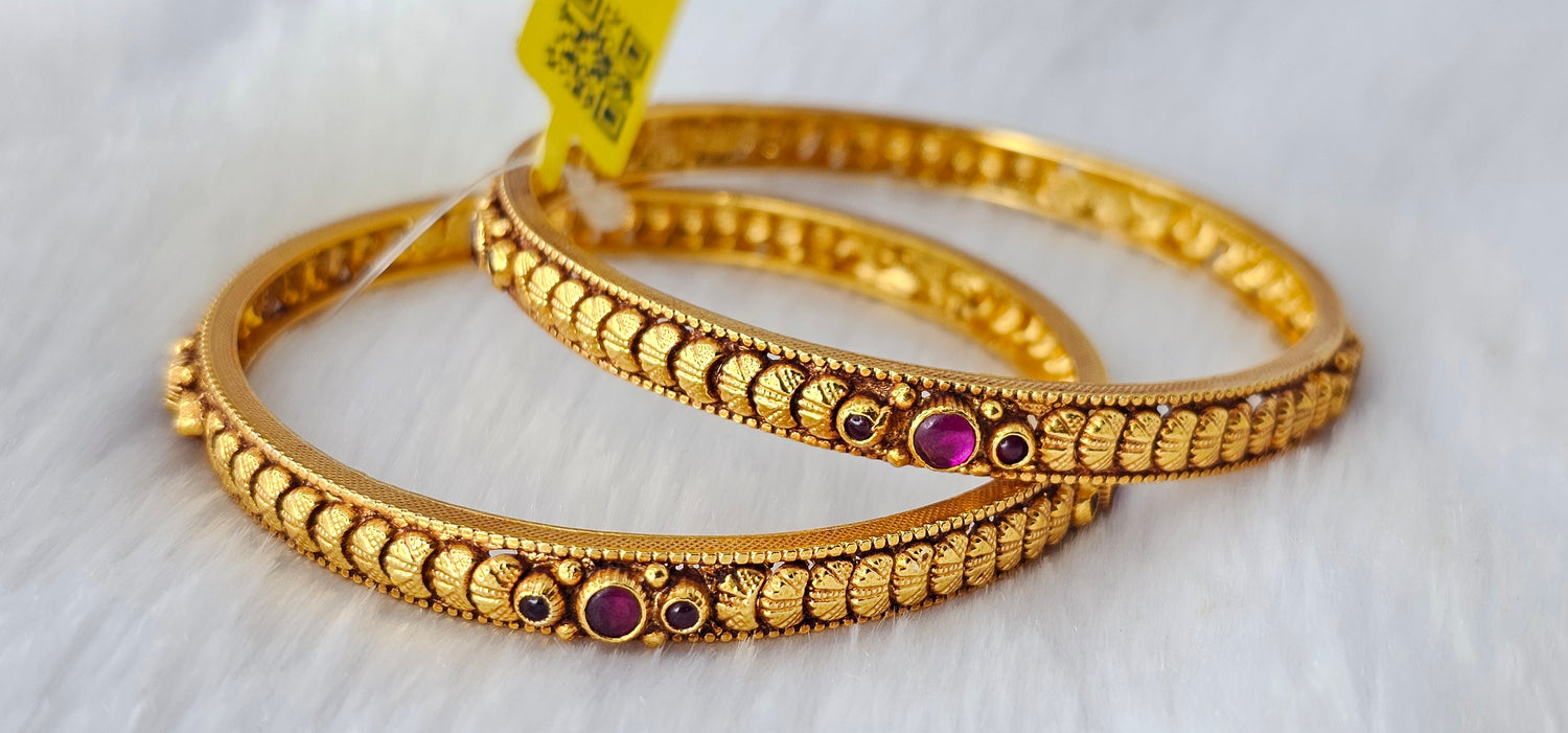 92.50 Gold Plated Silver Bangle 121