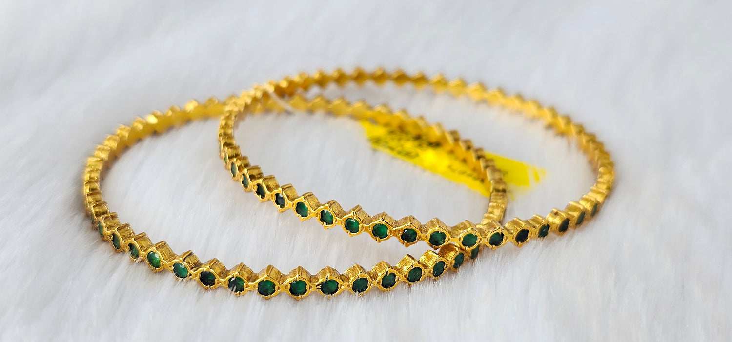 92.50 Gold Plated Silver Bangle 120