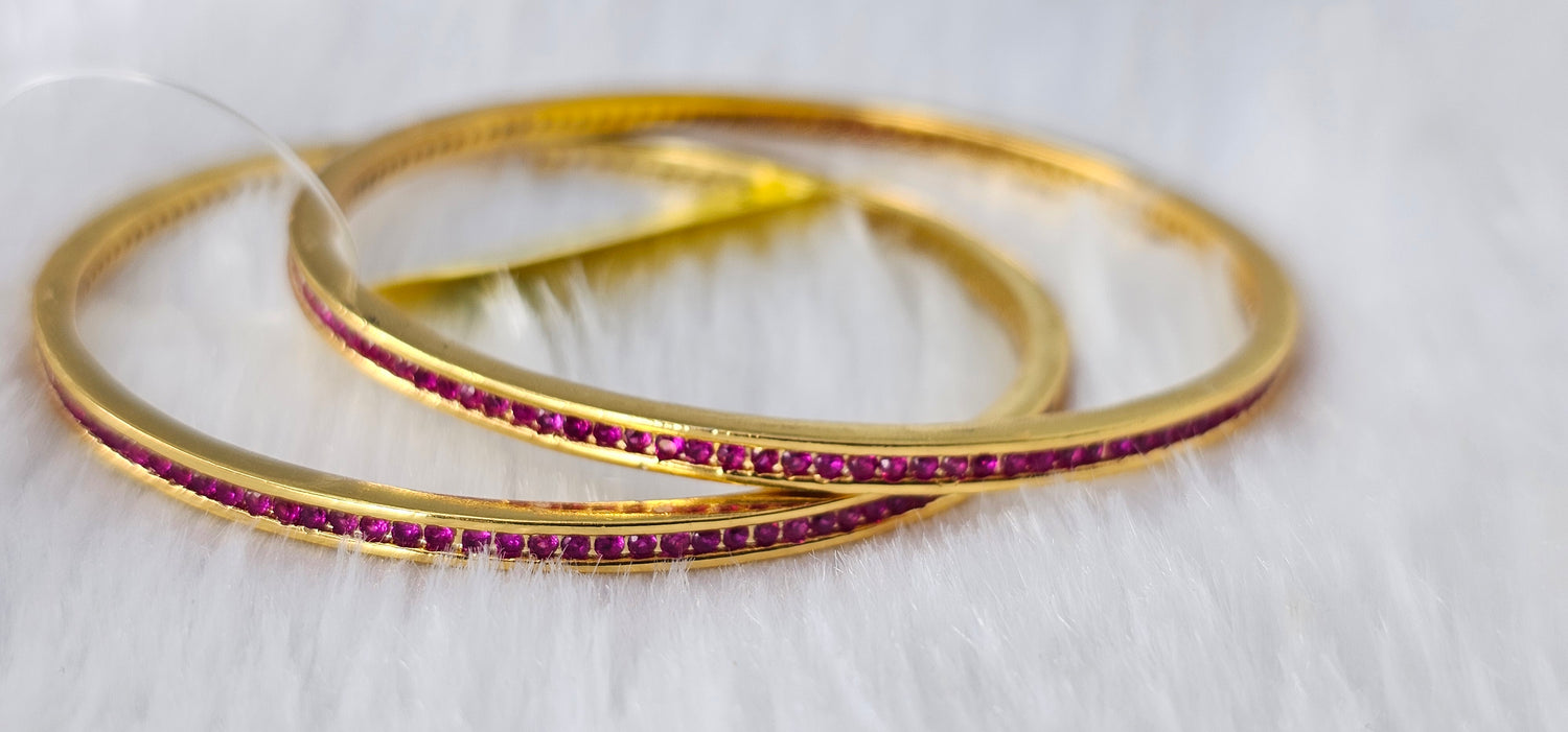 92.50 Gold Plated Silver Bangle 112