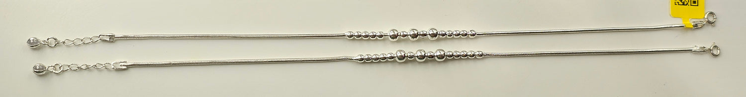 92.50 Silver Anklet 370