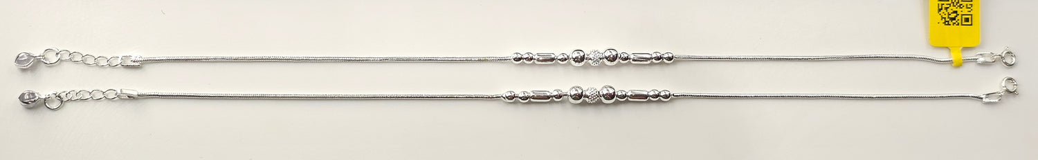 92.50 Silver Anklet 380