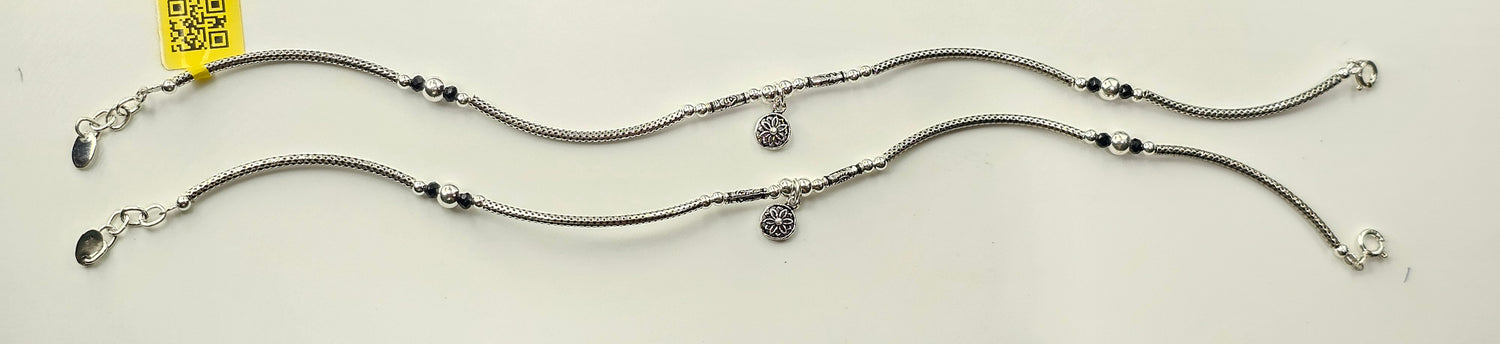 92.50 Silver Anklet 364