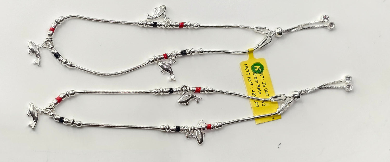 92.50 Silver Anklet 388