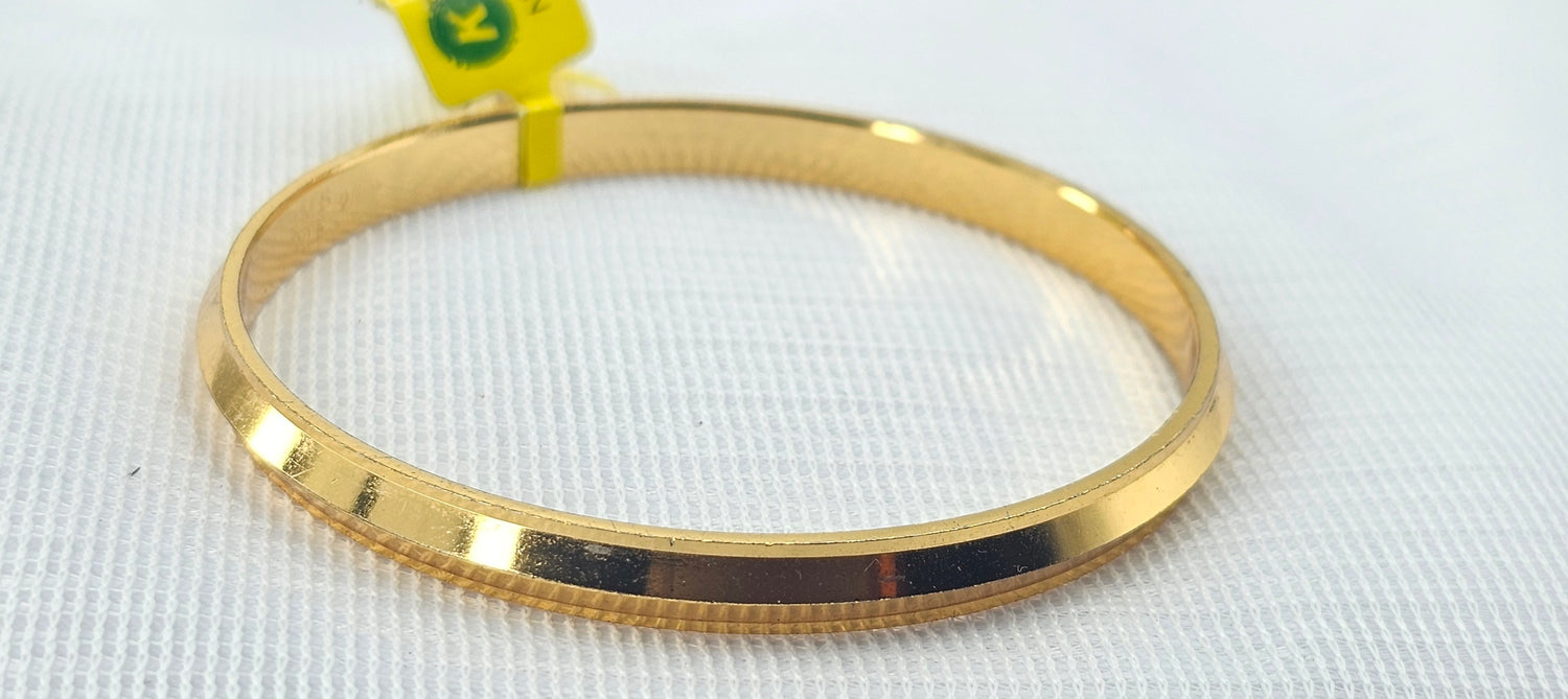 92.50  Gold plated Silver Gents Kada 21