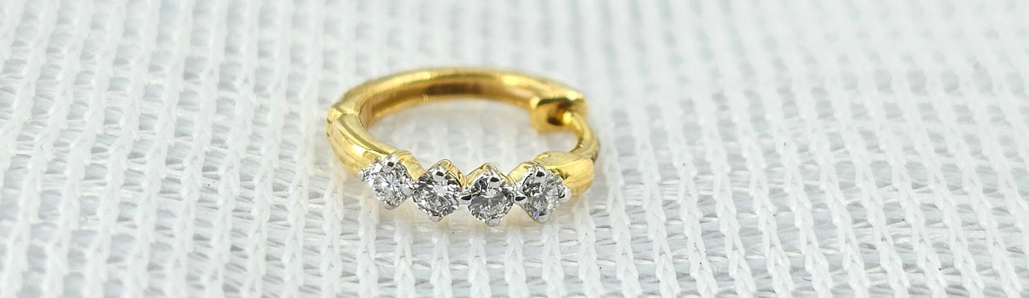 Kisna Diamond ring Nosepin 33