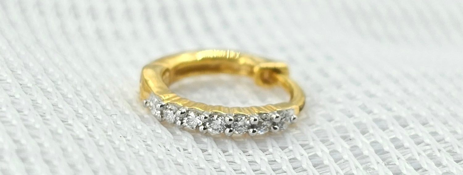 Kisna Diamond ring Nosepin 35