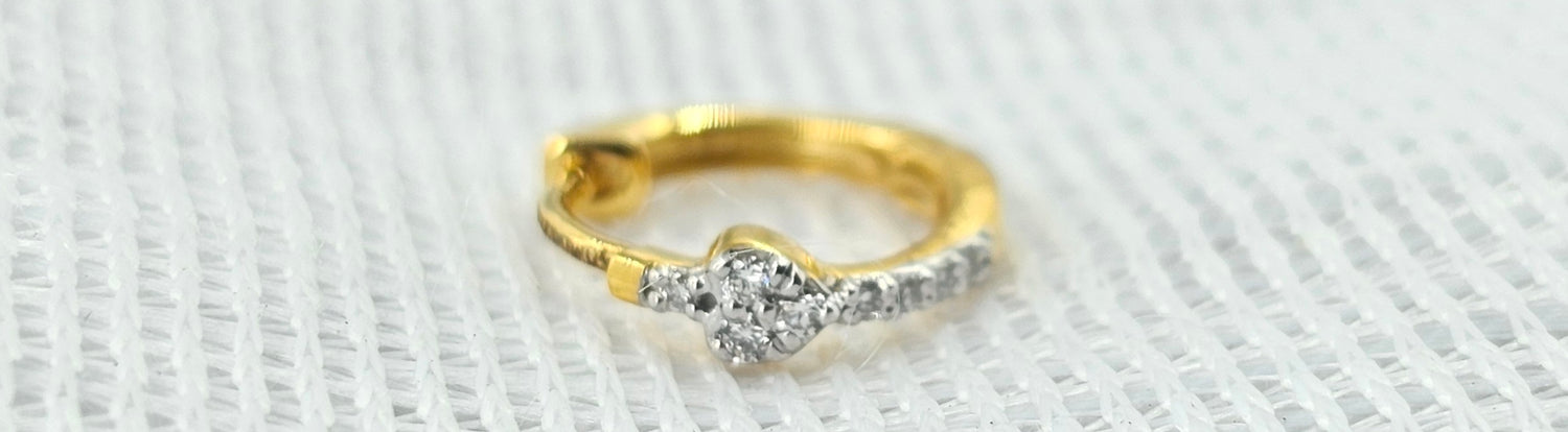 Kisna Diamond ring Nosepin 36