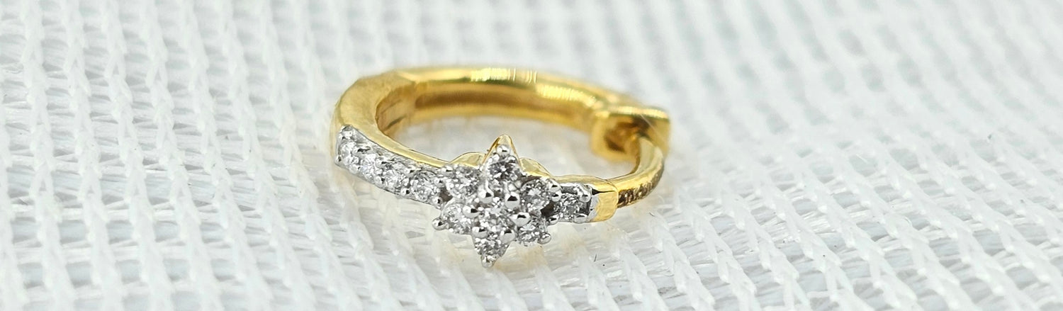 Kisna Diamond ring Nosepin 37