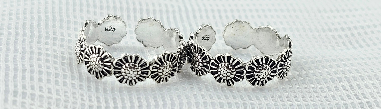 92.50 Silver Toe Ring 700