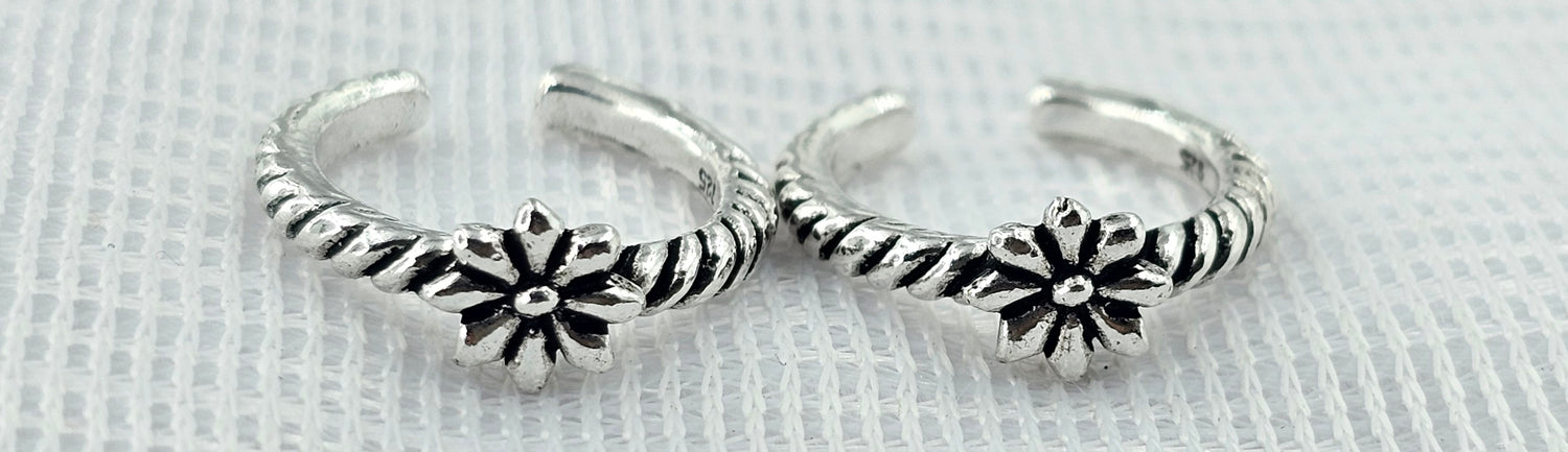 92.50 Silver Toe Ring  631