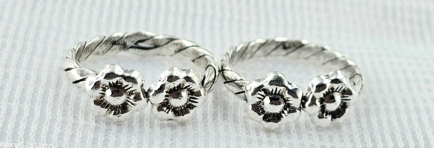 92.50 Silver Toe Ring  630