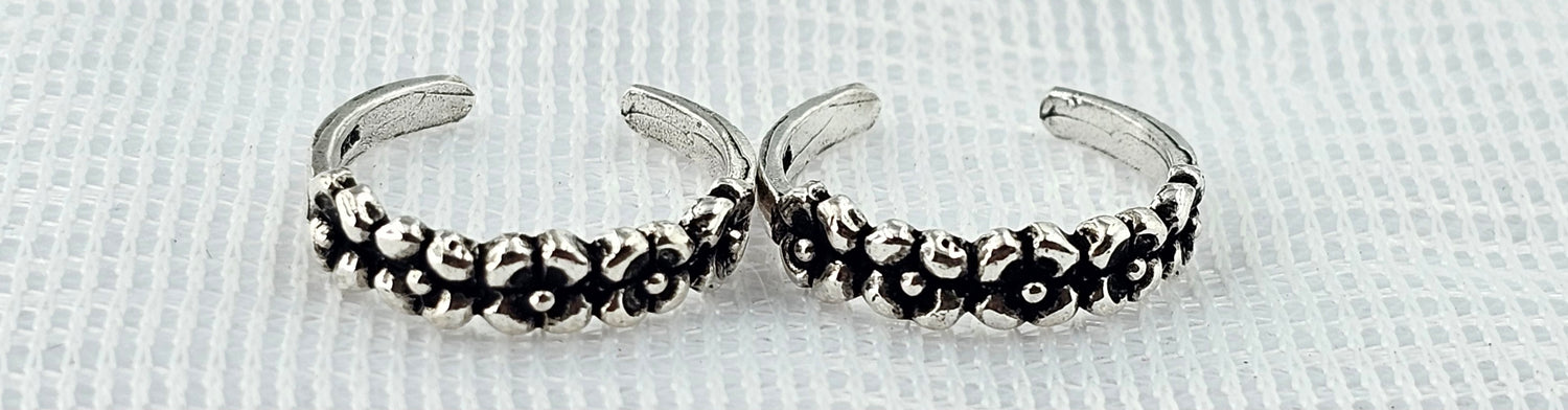 92.50 Silver Toe Ring  637