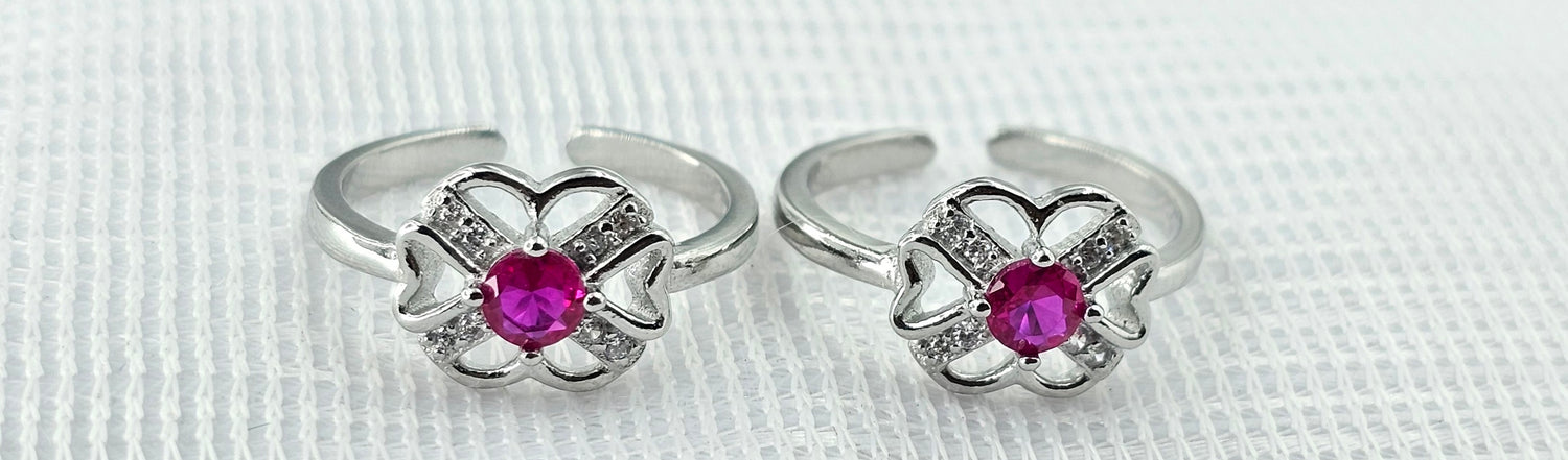 92.50 Silver Toe Ring 697