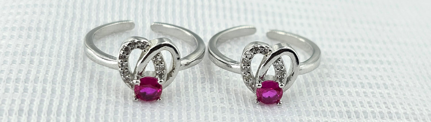 92.50 Silver Toe Ring 657