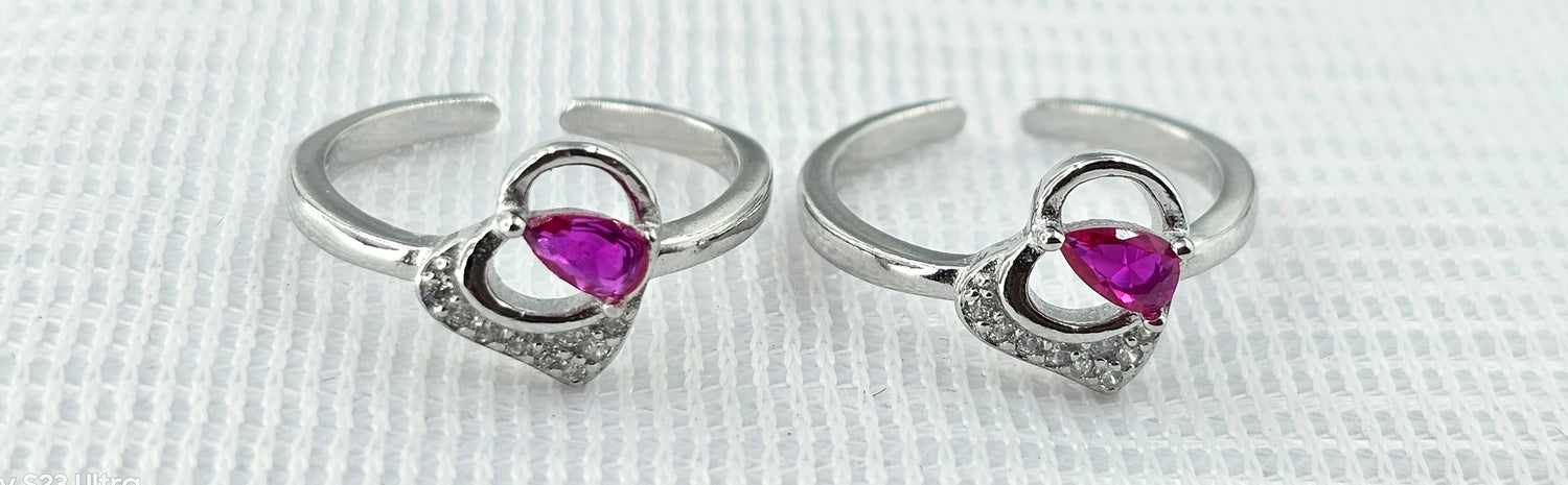 92.50 Silver Toe Ring 696