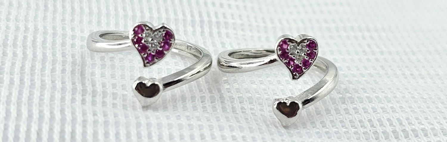 92.50 Silver Toe Ring 664