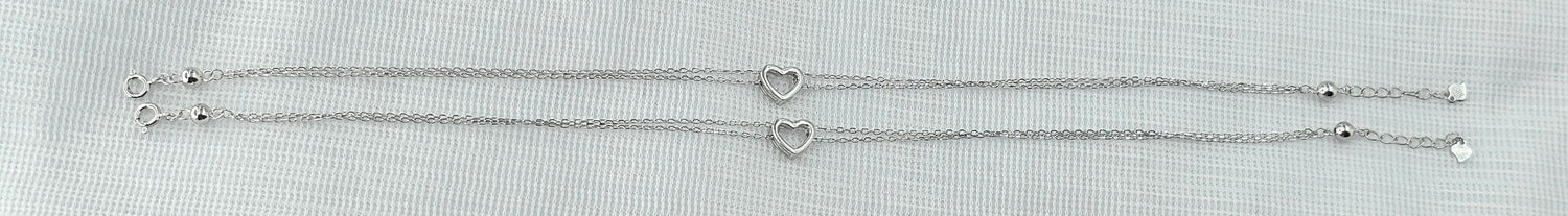 92.50 Gold Plated Silver Anklet 421