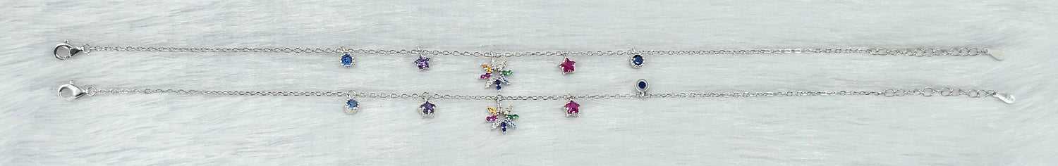 92.50 Gold Plated Silver Anklet 392