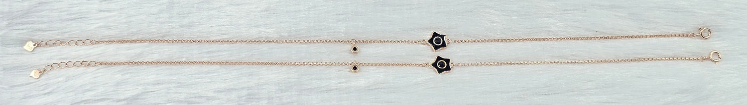 92.50 Gold Plated Silver Anklet  393