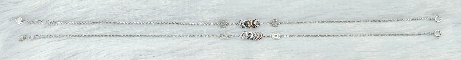 92.50 Gold Plated Silver Anklet 396