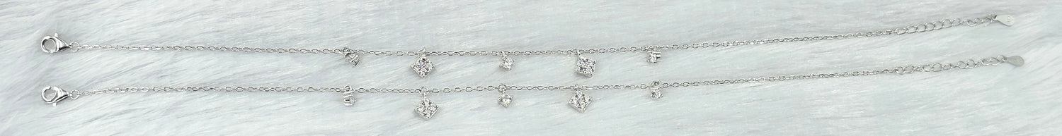 92.50 Gold Plated Silver Anklet  397