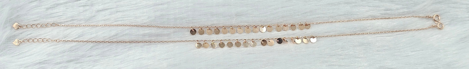 92.50 Gold Plated Silver Anklet  405