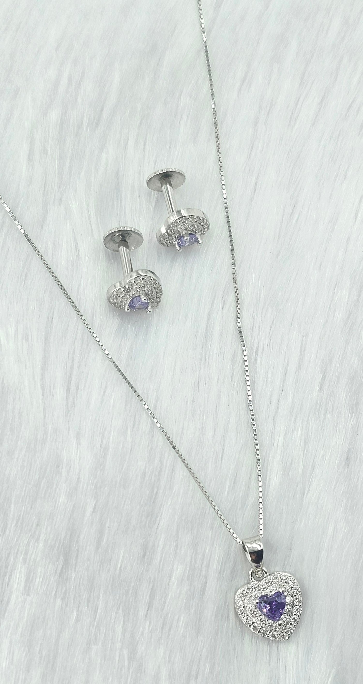 92.50 Silver Chain Pendent Set 234