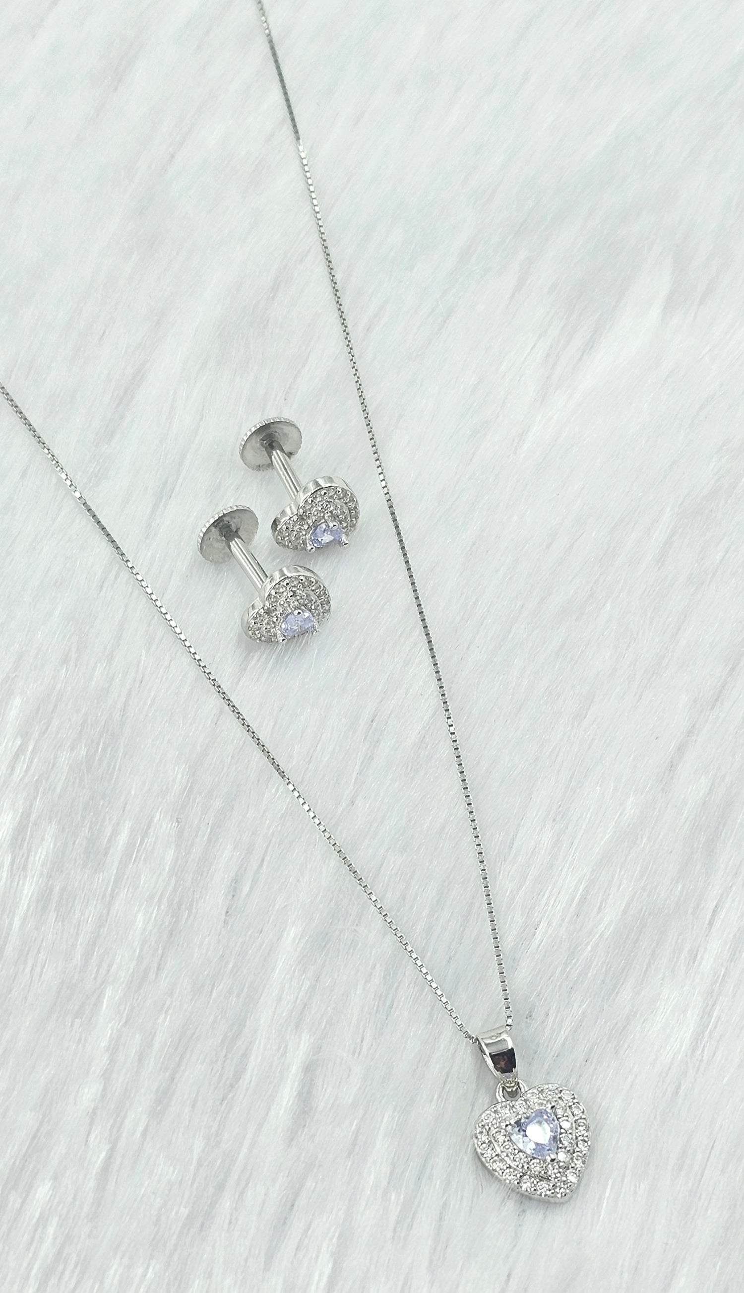 92.50 Silver Chain Pendent Set 232
