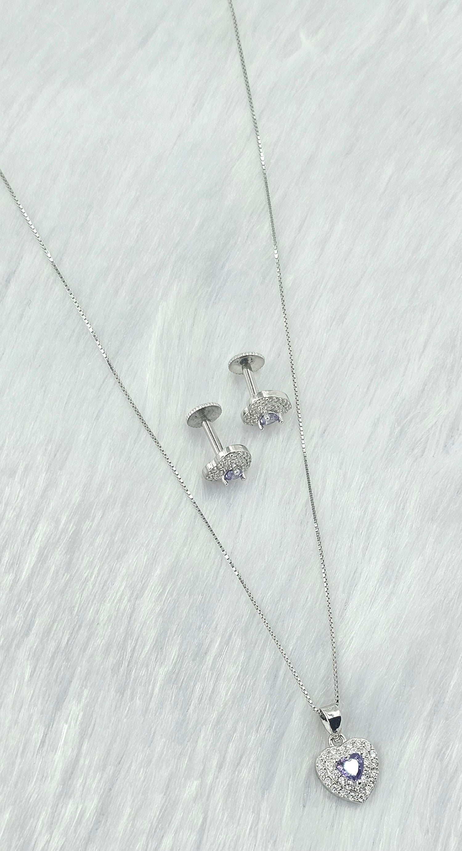 92.50 Silver Chain Pendent Set 223