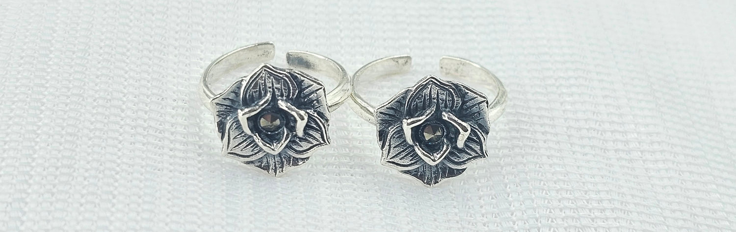 92.50 Silver Toe Ring 724