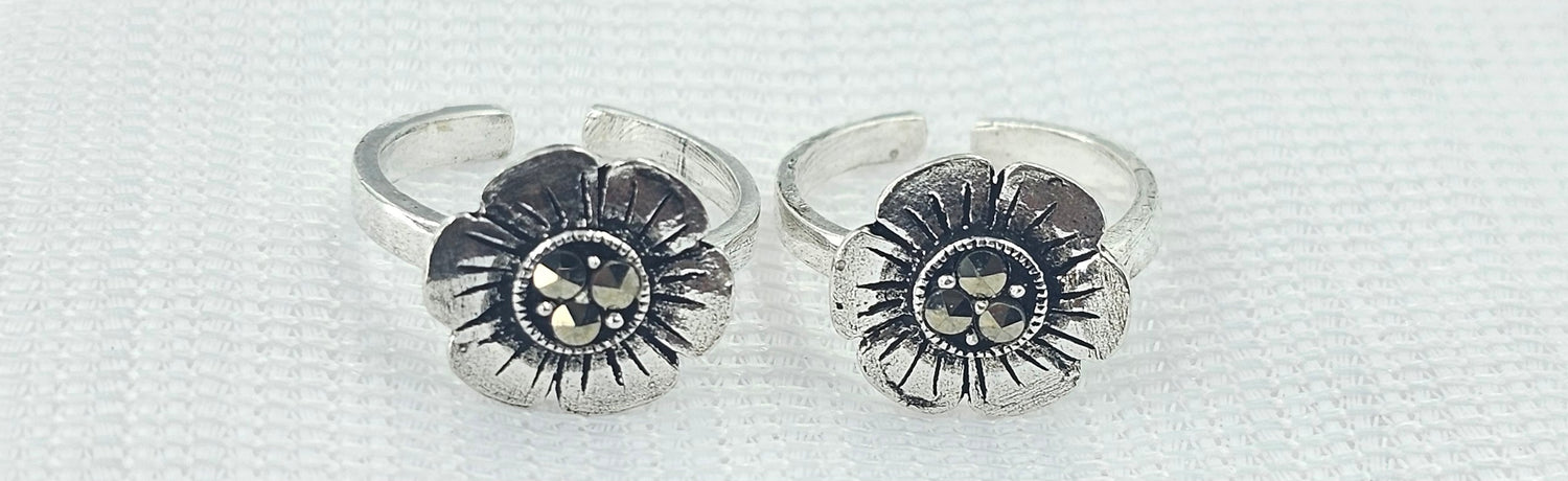 92.50 Silver Toe Ring 722