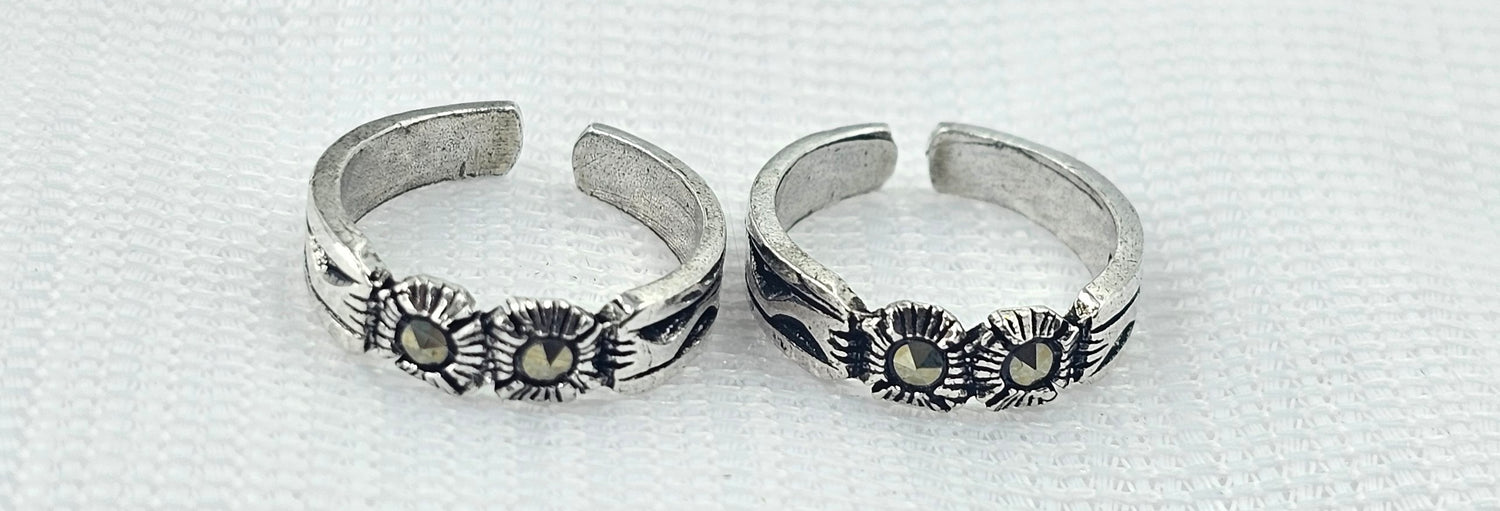 92.50 Silver Toe Ring 718