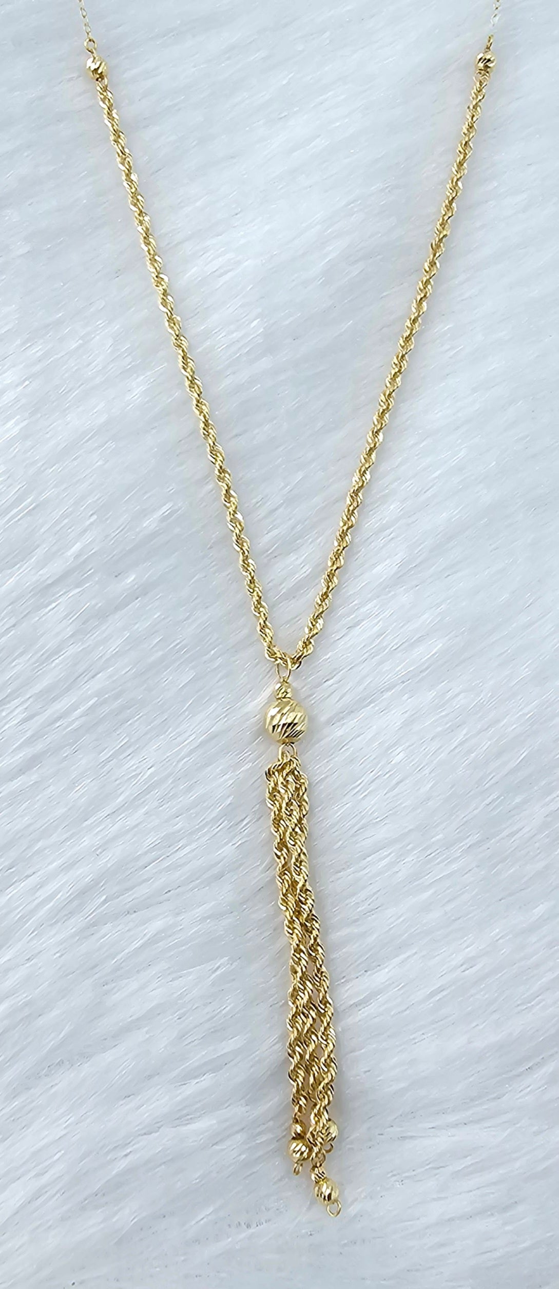 18kt Gold Chain Pendant Set 40