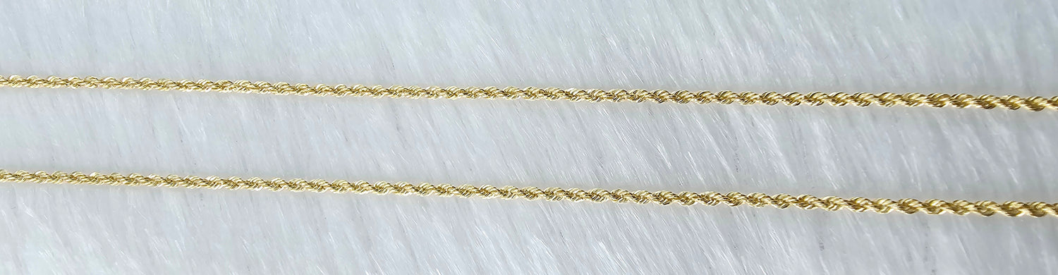 18kt Gold Anklet  13