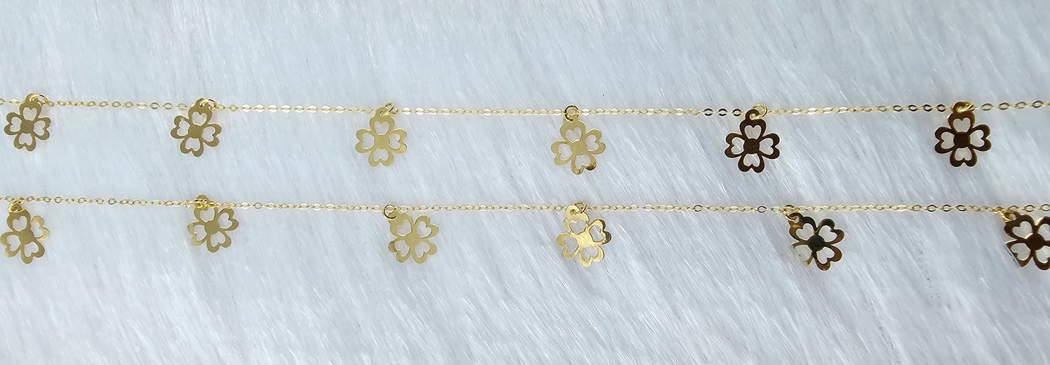 18kt Gold Anklet  10