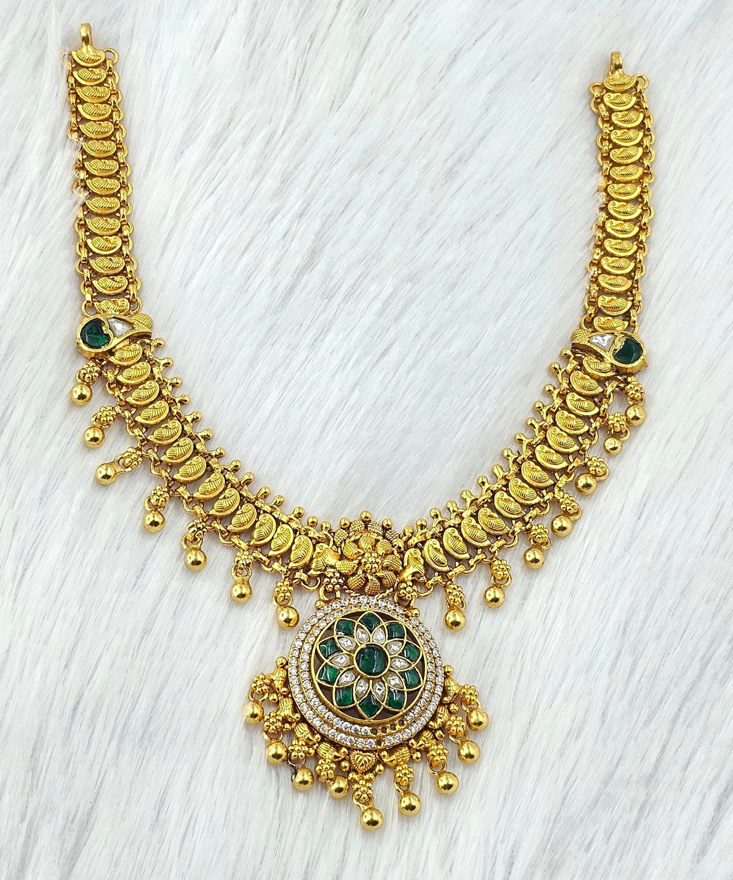 92.50 Silver Gold Plated Necklace 276