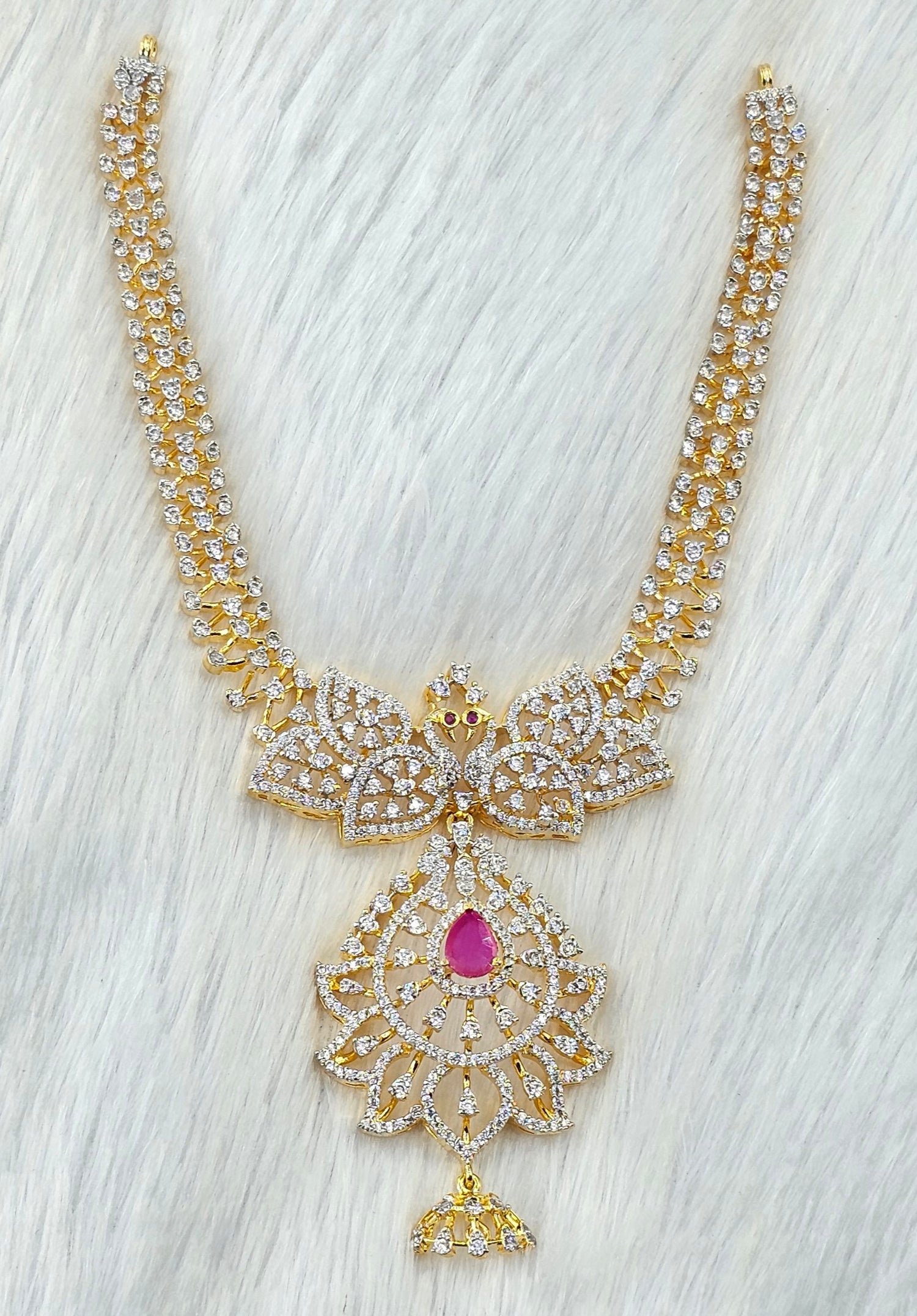 92.50 Silver Gold Plated Necklace 281