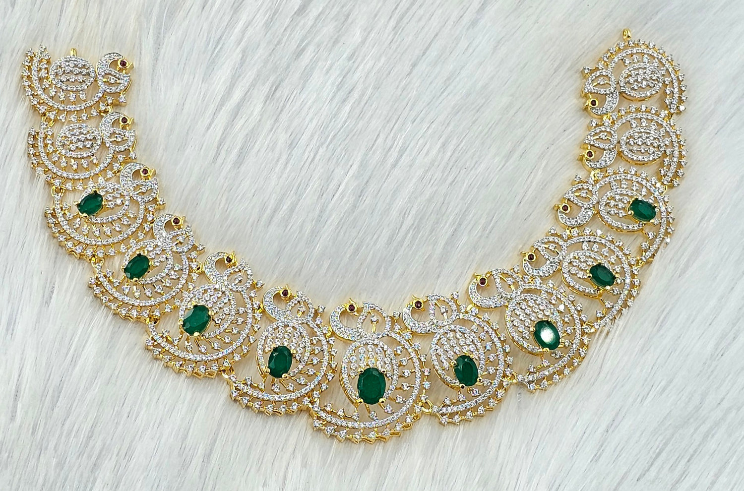 92.50 Silver Gold Plated Necklace 278