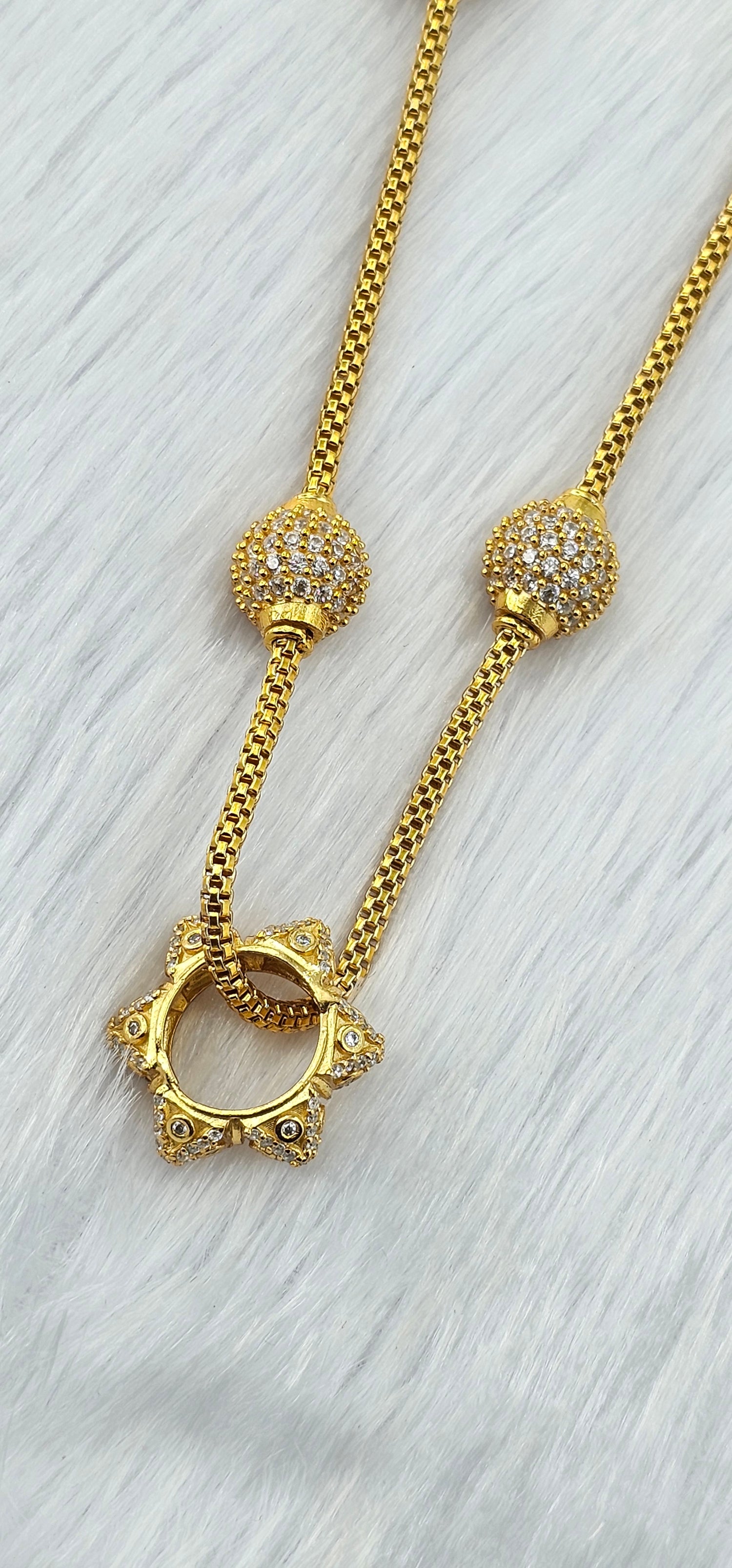 92.50 Silver Gold Plated Chain 1