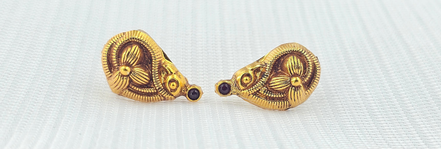 92.50 Gold Plated Silver Earring  24