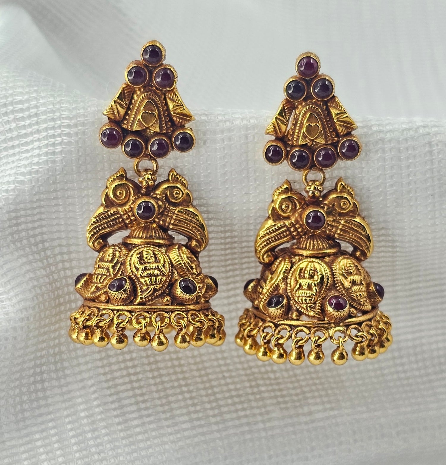 92.50 Gold Plated Silver Earring 93