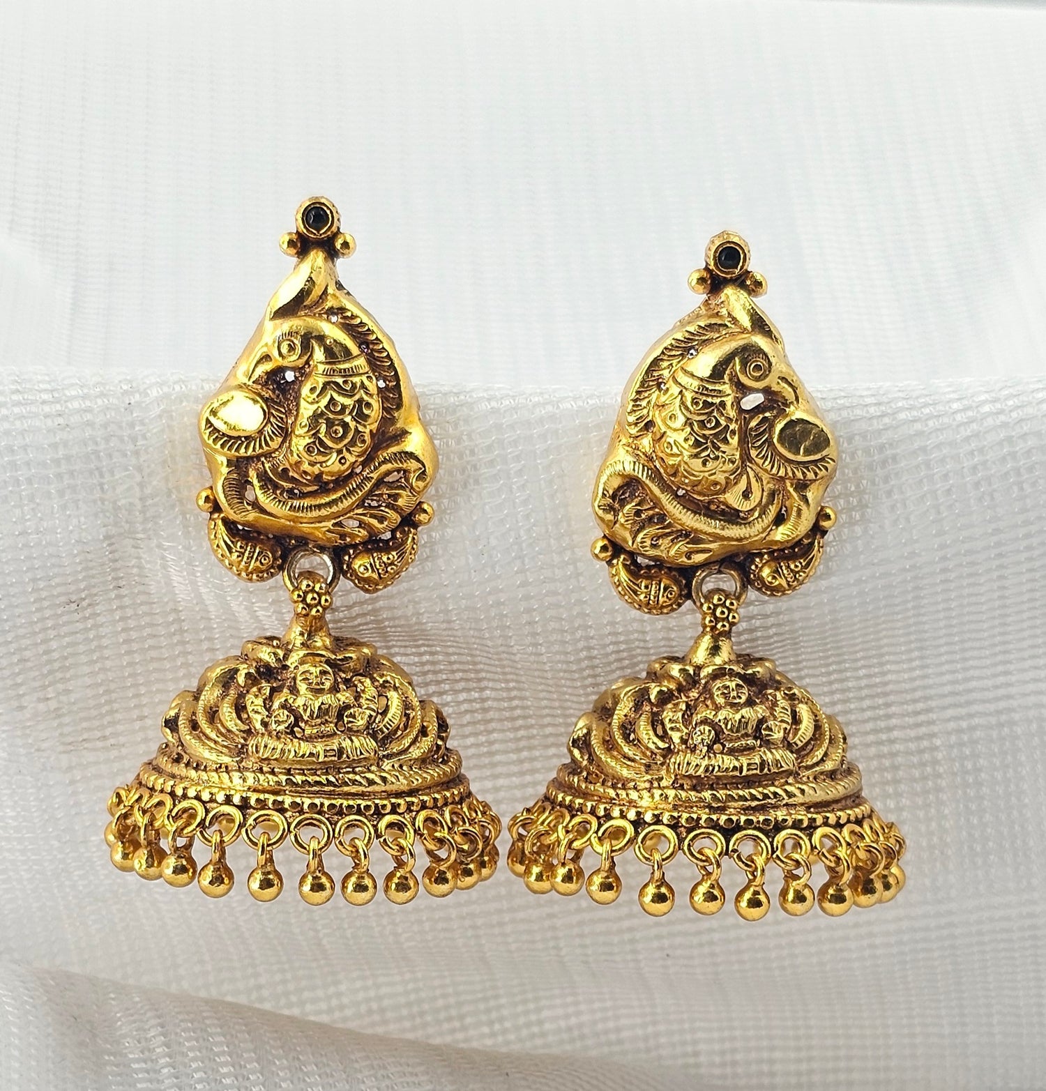 92.50 Gold Plated Silver Earring  82