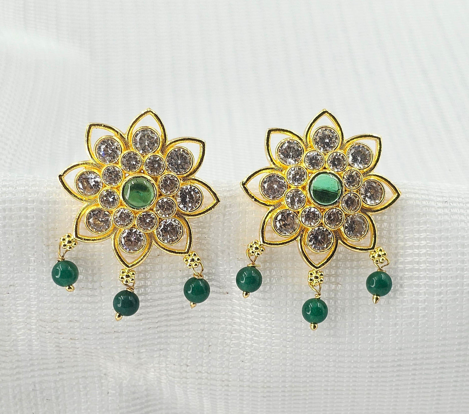 92.50 Gold Plated Silver Earring  52