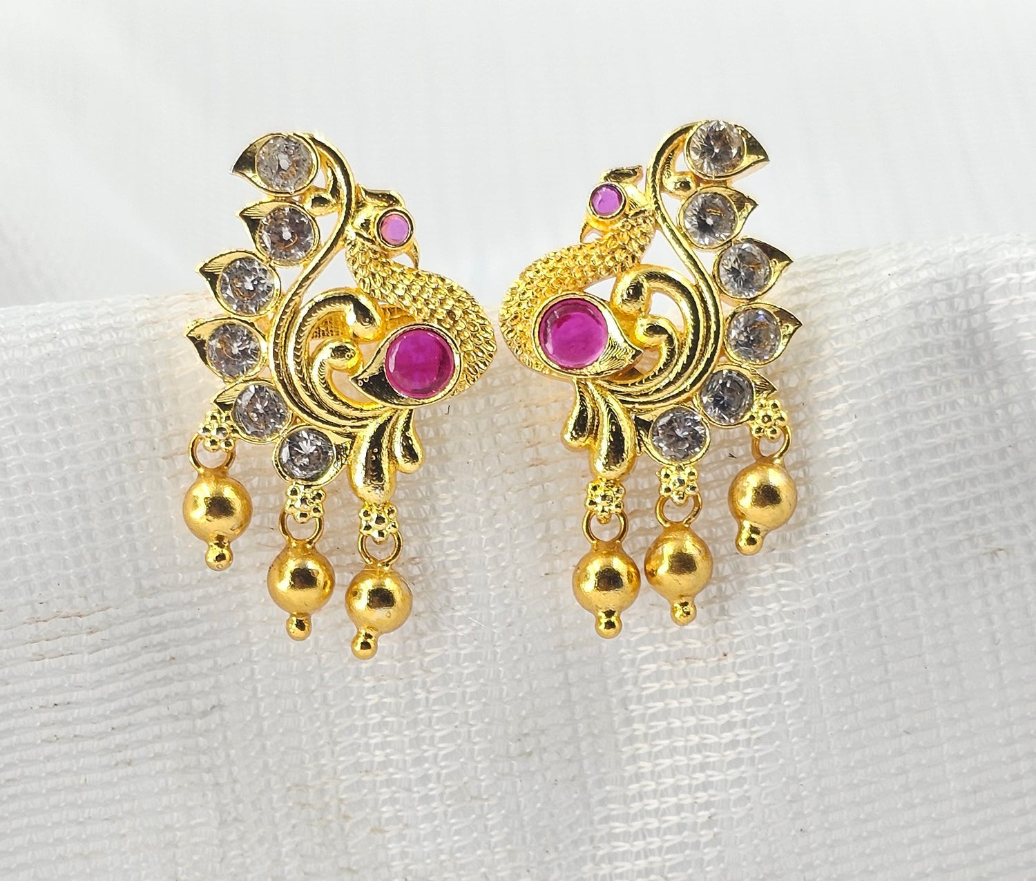 92.50 Gold Plated Silver Earring  35