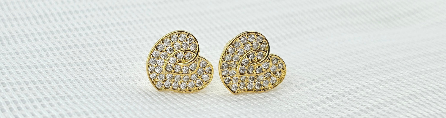 92.50 Silver Gold Plated Earring 150