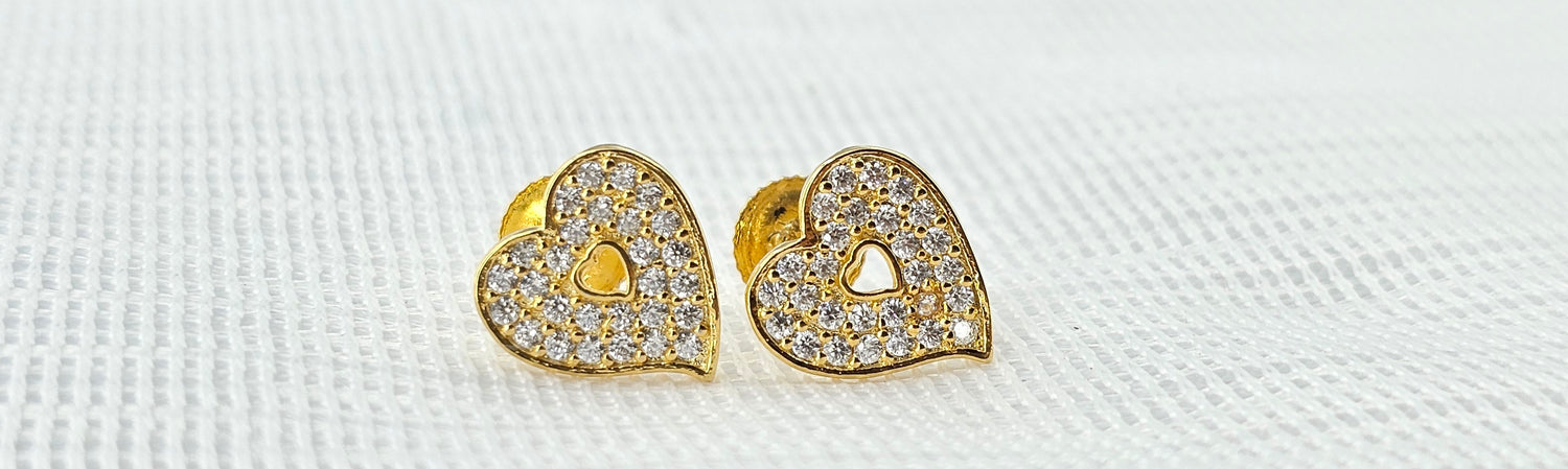 92.50 Silver Gold Plated Earring  160