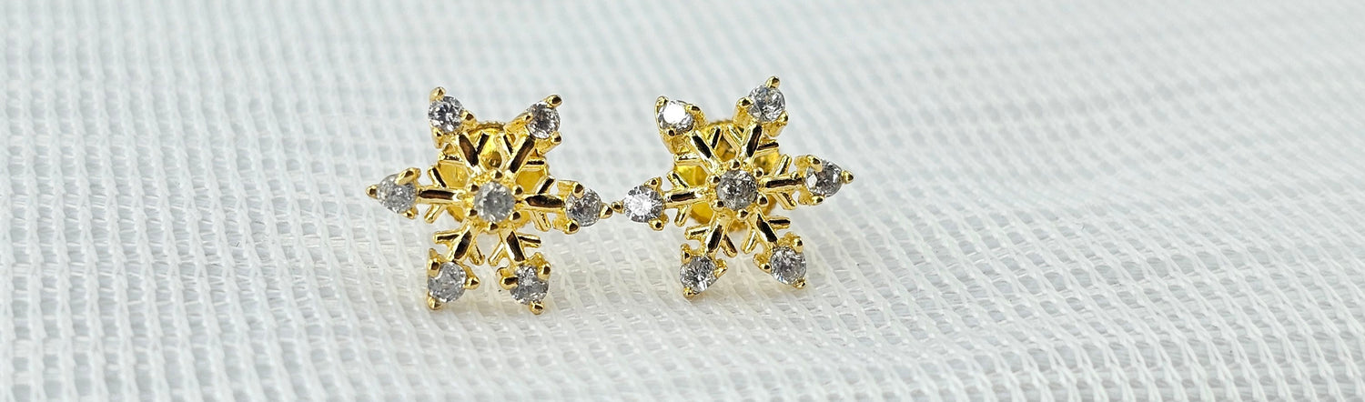 92.50 Silver Gold Plated Earring 135