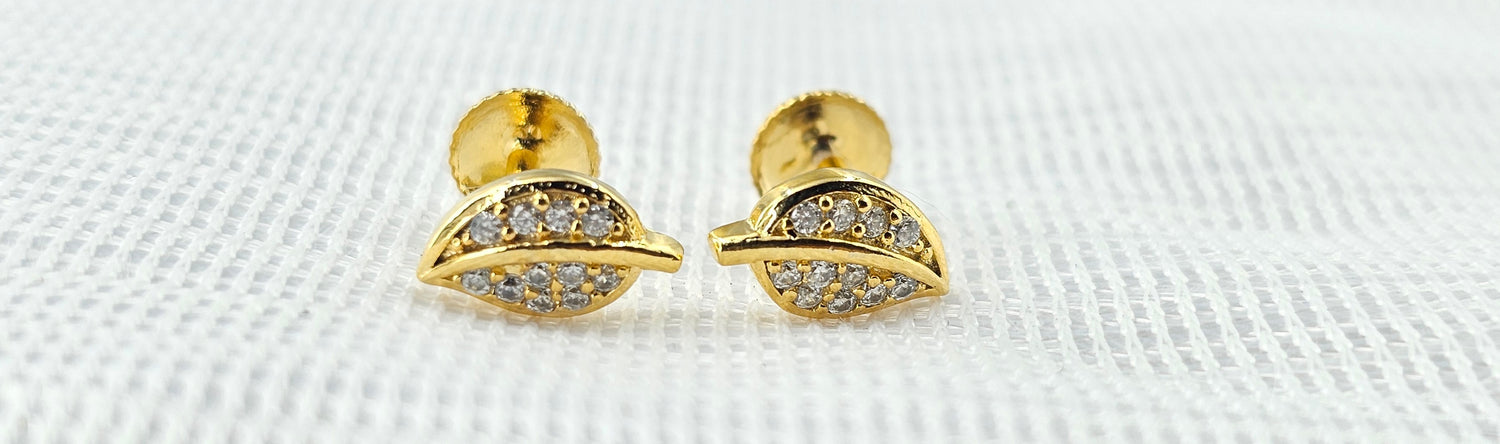 92.50 Silver Gold Plated Earring 145